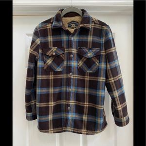 VGUC Freedom Foundry Plaid Boys Shacket Jacket Size Medium